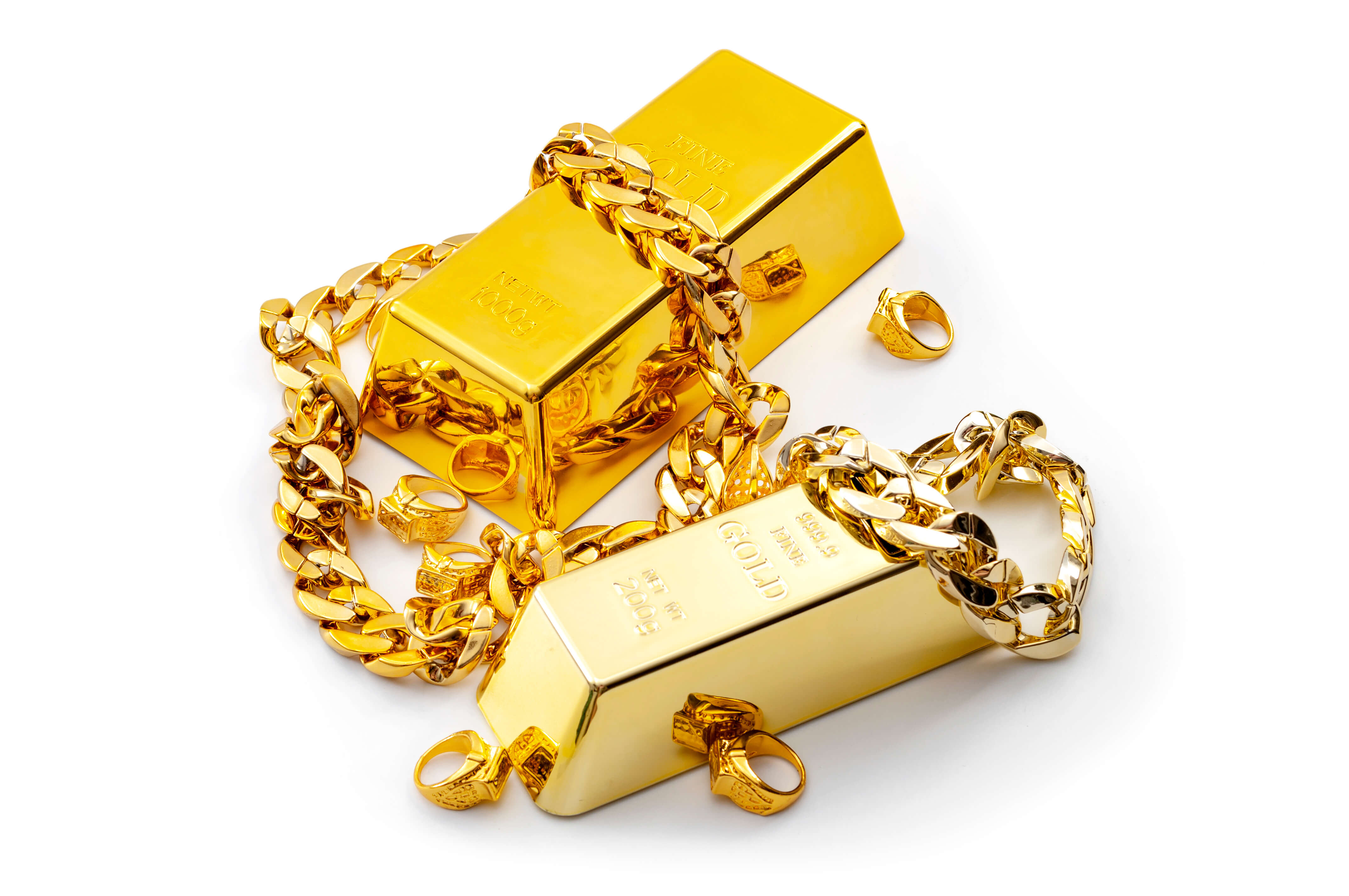Pfanddarlehen oder Goldankauf Pfanddarlehen oder Goldankauf: Goldbarren und Goldschmuck