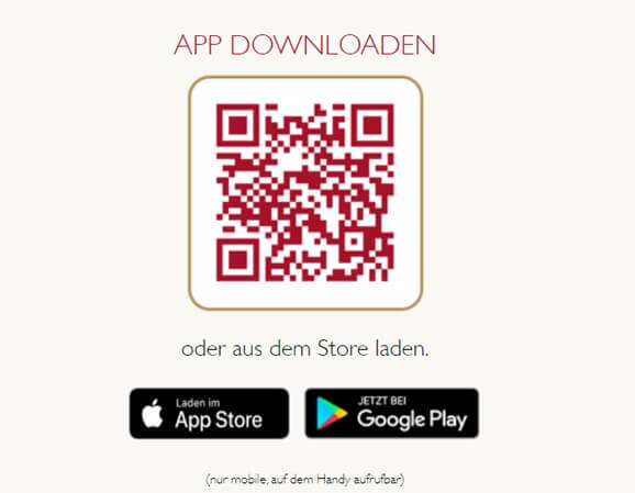 Lade die App mit dem QR-Code herunter! Pfand online verlängern - von zu Hause aus