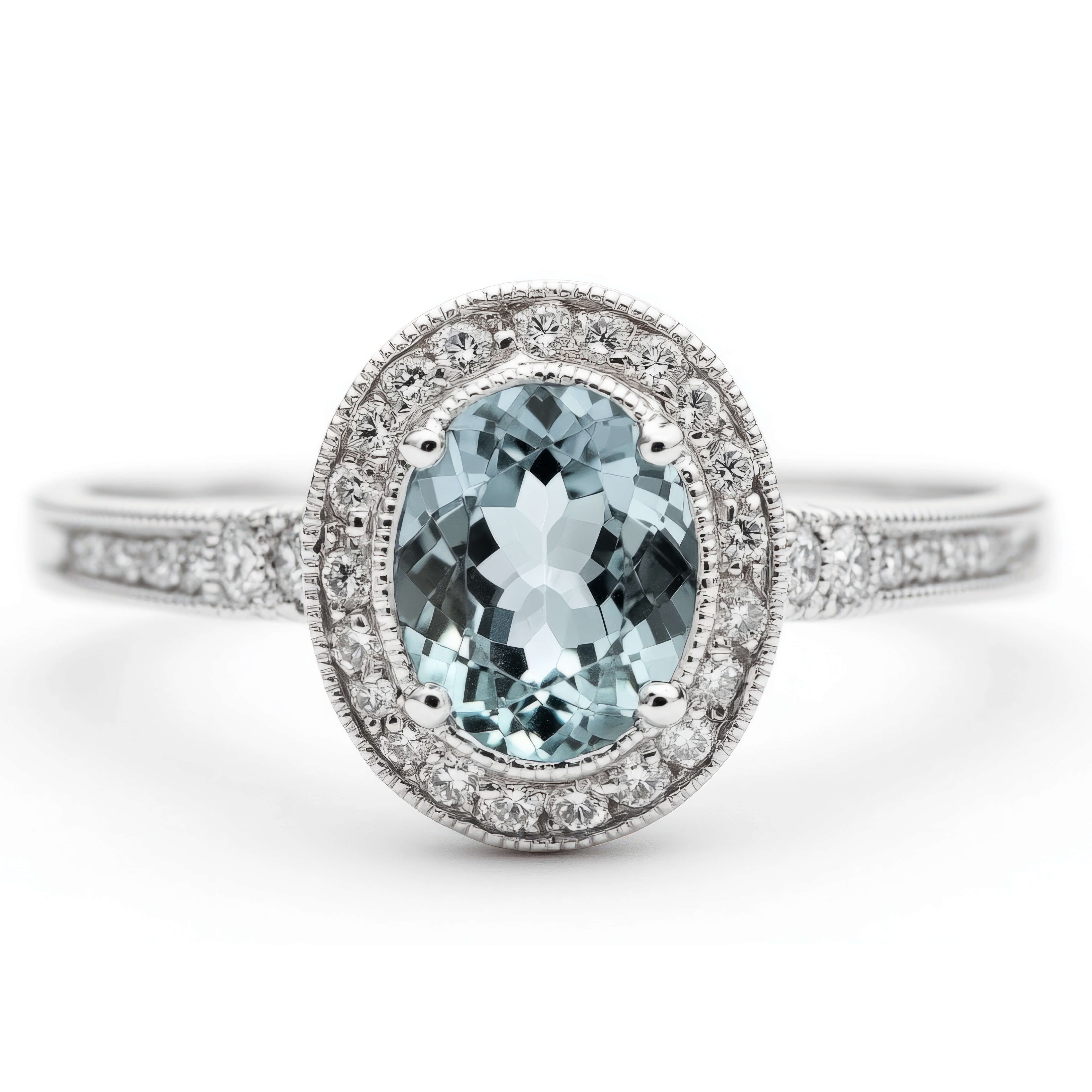 Ring Weißgoldener Ring mit Aquamarin bei Dorotheum Schmuck Pfand