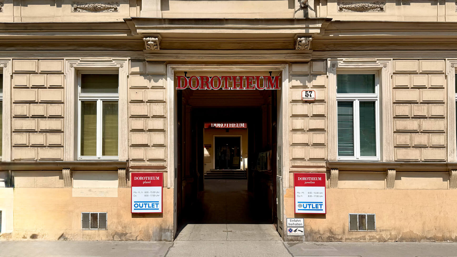 FILIALE 1200 WIEN Das Gebäude der Pfandleihe 1200 Wien von außen.