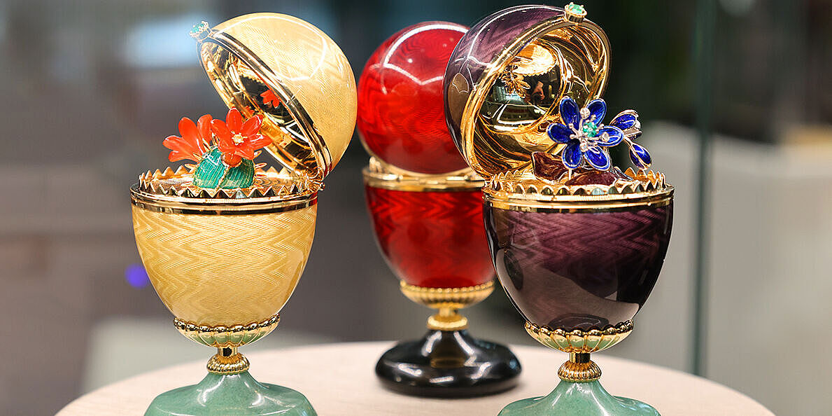 Fabergé Eier Tradition modern 