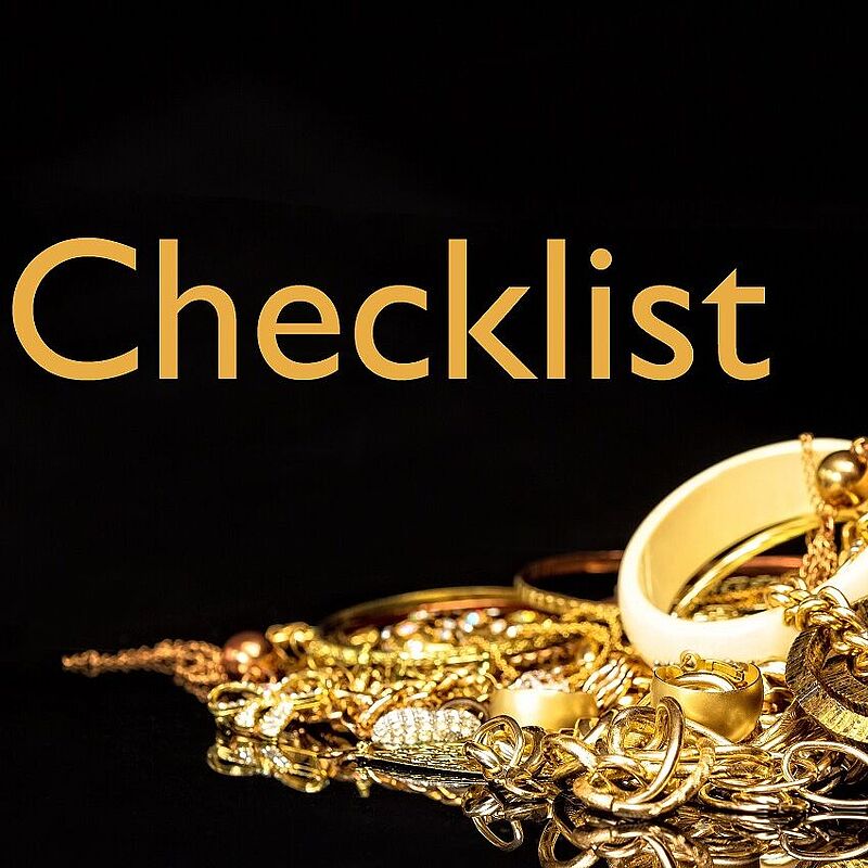 Aus Gold wird Geld - Checklist Gold-Pfand