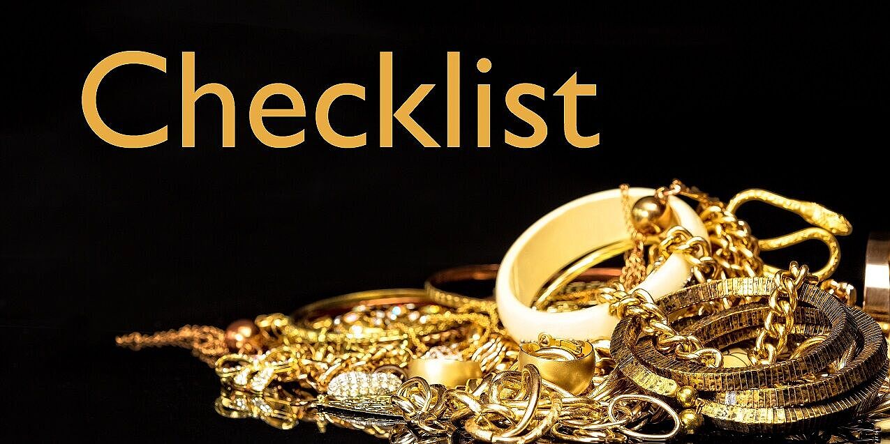 Aus Gold wird Geld - Checklist Gold-Pfand