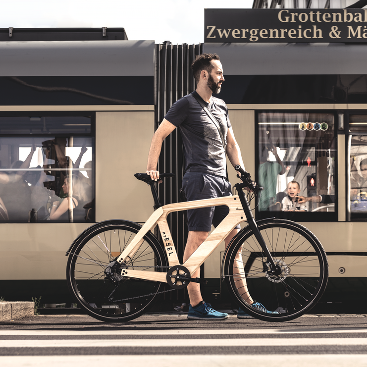 Nachhaltiger Hingucker - Fahrrad nach Maß