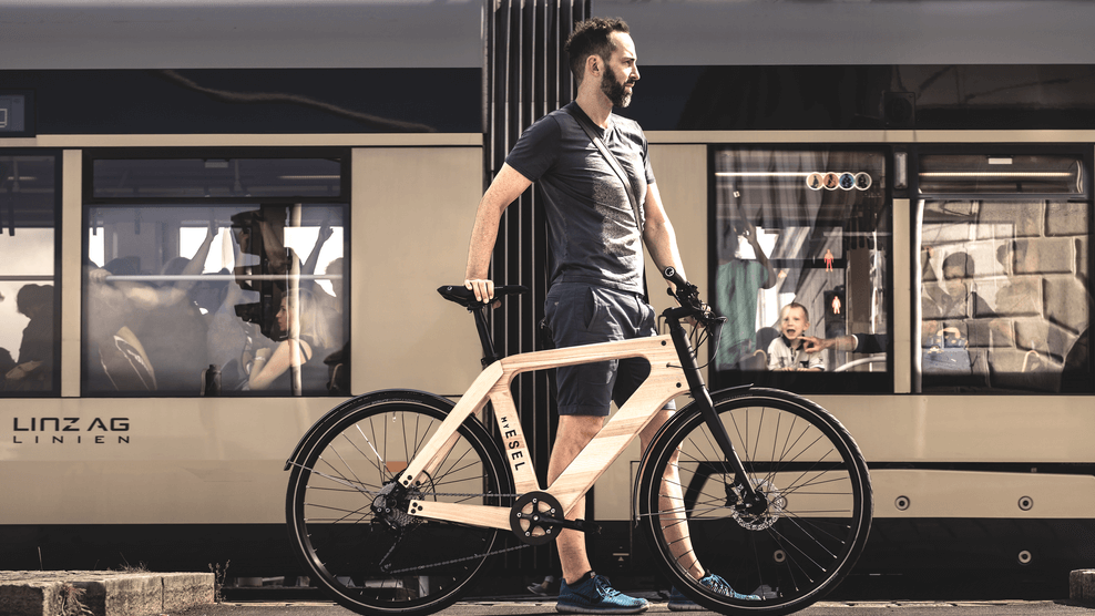 Nachhaltiger Hingucker - Fahrrad nach Maß