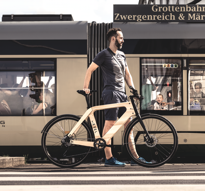 Nachhaltiger Hingucker - Fahrrad nach Maß