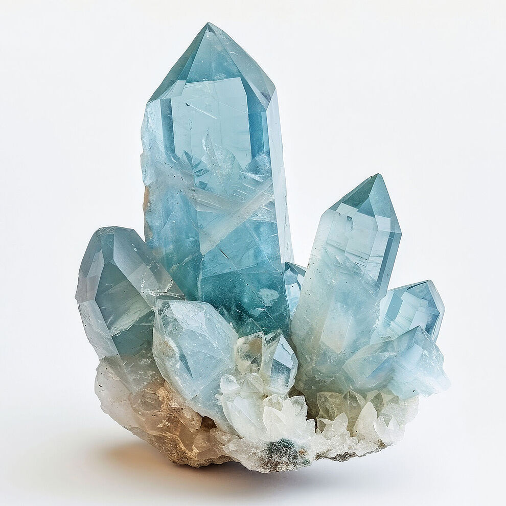 Aquamarin Edelstein Kristall