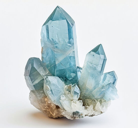 Aquamarin Edelstein Kristall