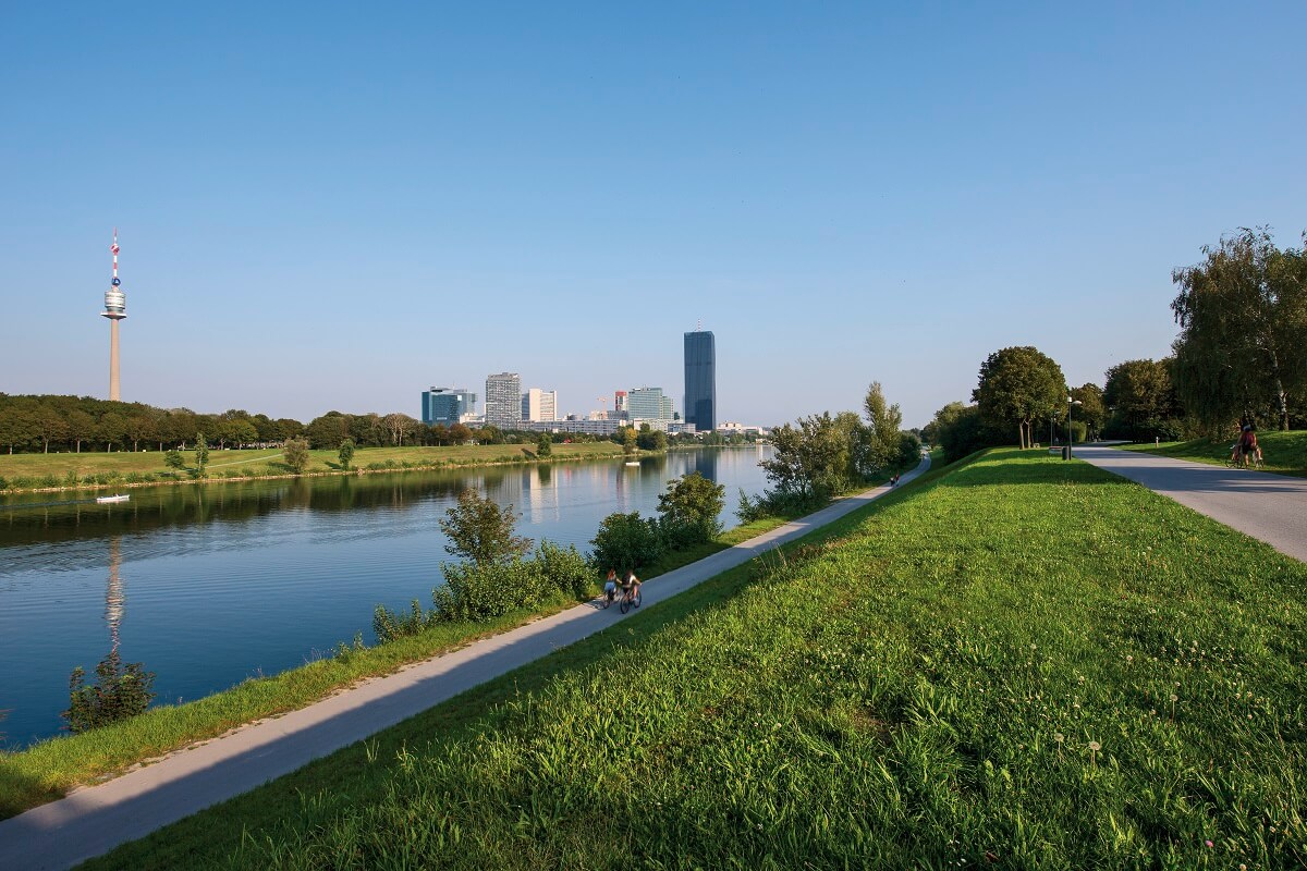 Donauinsel Fahrradrouten Fahrradrouten zur Donauinsel Wien