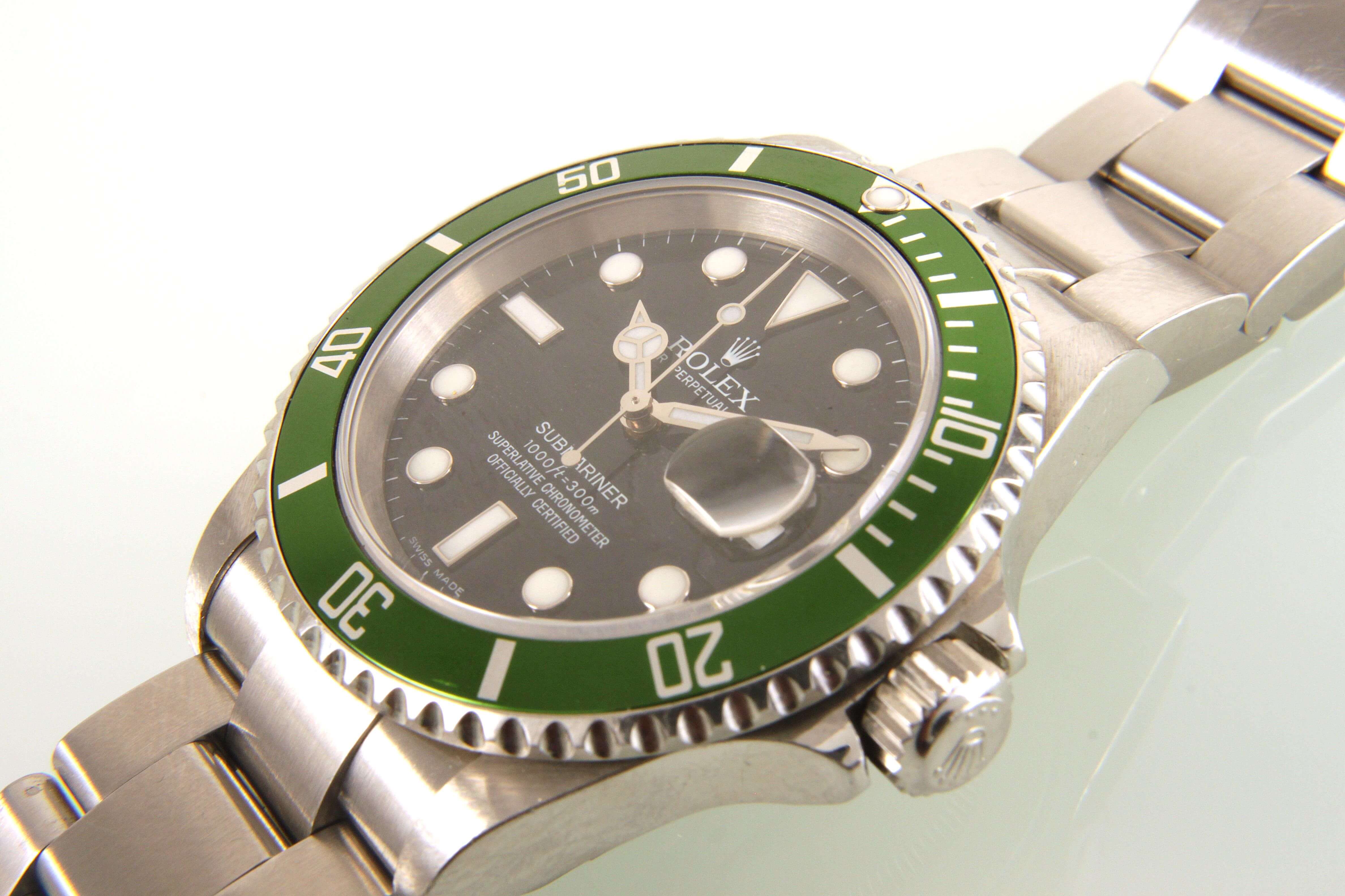 ROLEX "Kermit" ROLEX Oyster Perpetual Date Submariner Referenz 16 610T
