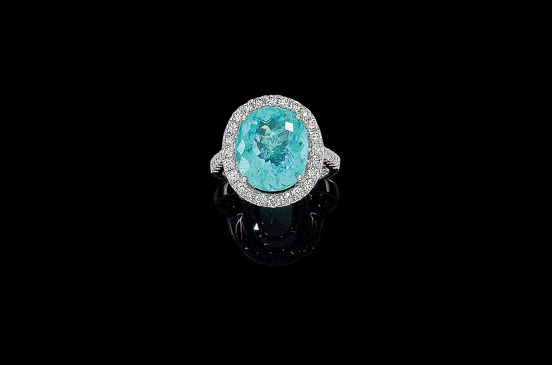 Ring mit Paraiba Turmalin