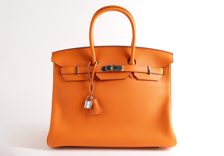 Luxustasche: Hermés Birkin Bagorange